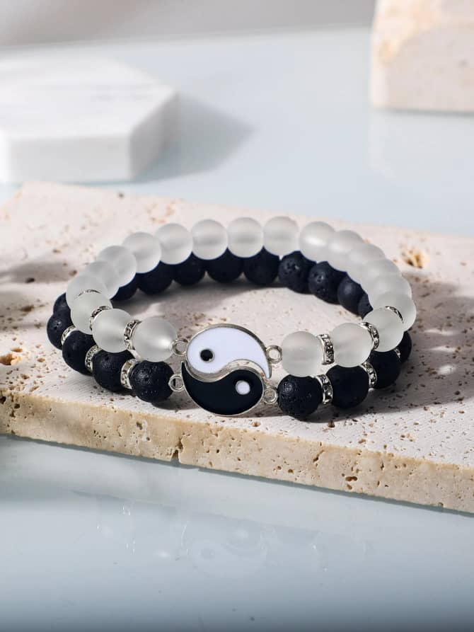 Bracelet Yin & Yang Givré