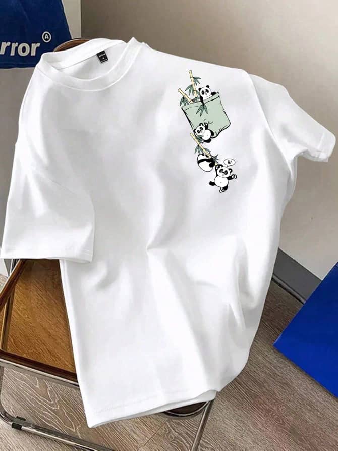 T-shirt Panda Bambou